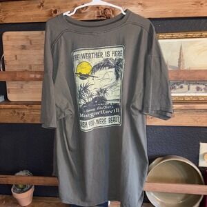 Jimmy Buffet Margaritavulle Distressed Retro Vintage T Shirt Size XL